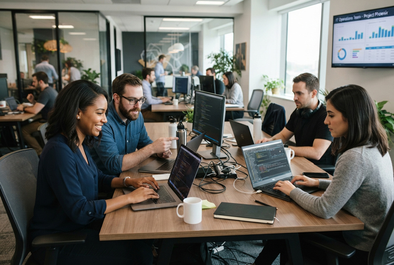 VNMCloud team collaborating
